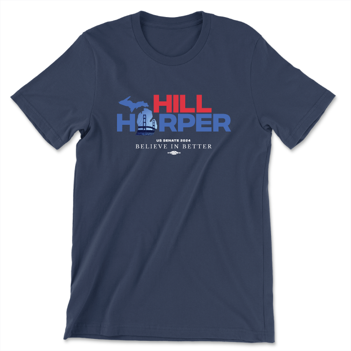 Hill Harper (Unisex Navy Tee)
